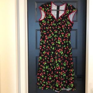 Pinupgirl Clothing Heidi cherry print. 2X